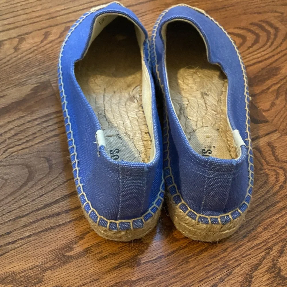 Soludos Blue Canvas Espadrilles